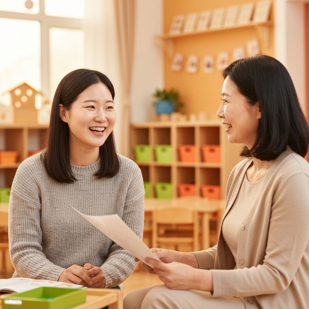 교사와의 따뜻한 소통